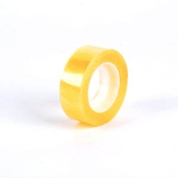 Wholesale Boutique Packaging 1.57mil Plastic Core Yellowish Clear Bopp Stationery Tape