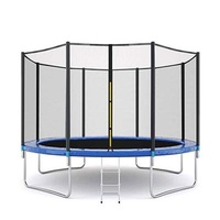 12FT Safe Custom Kids Play Outdoor Adult Fitness With Guardrail Trampoline Bouncer Fitness Bouncy Trampoline