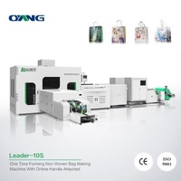 BOPP Laminated Leader Non Woven Box Bag Making Machine One Time Forming