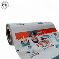 Customized wholesale food packaging film printing lamiinated metalized bopp with bopp for chocolate