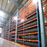 Good Quality Heavy Duty Rack Teardrop Stacker Shelving System for Warehouses Shelves with Post Guardrails Racking Pallet Storage Rack