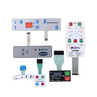 Custom Embossed Key LED Membrane Switch/Membrane Keypad/ Panel/Overlay