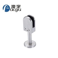 Good Quality Stainless Steel Tempered Glass Modern Swimming Pool Fence Panels Handrail Round Flange Glass Railing