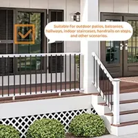 Hot Selling Aluminum Railing Indoor Stair Steps Handrail Patio Guardrail