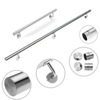 SS304/316 Handrail and Fittings Set Popular Balustrade 38/42.4/50.8 mm Factory Direct Custom Color Finish Handrail Tube