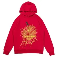 Spders Designer Hoodie Hoodie Slack And Loose Luxury Men Women Spider Hoodie Pink Purple Young Thug Tracksuit Web Jacket Sweatshirt High Quality Us/S-Xl Aed