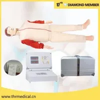 Full Body CPR Manikin First Aid Training Simulator Teaching Collage Model
