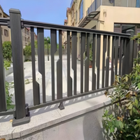 Chinese custom aluminum art guardrail aluminum alloy balcony villa fence yard courtyard fence outdoor