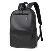 Black backpack, casual men's bag, urban minimalist business backpack, membrane backpack 240915