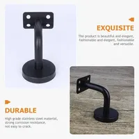 6pcs Guardrail Banisters Indoor Support Handrail Bracket Stair Railing Support Bracket Stair Rail Bracket