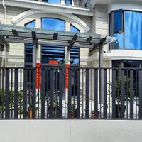 Premium Coated Aluminum Wooden Case with Stainless Steel Outdoor Guardrail