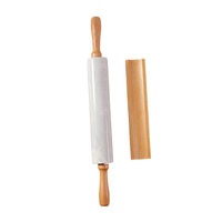 Viable Baking Roller Pin White Marble Rolling Pin Pastry Pizza Dough Roller Fondant Cookie Pastry Pastry Bakery