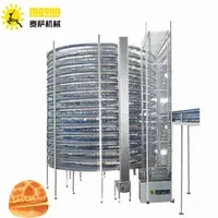 Industrial Large Automatic Spiral Food Cooling Conveyor for Bread/Cake/Pastry/Pizza