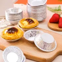 Pastry Dish Aluminium Mold Cups Foil Trays Muffin Bun Pie Mini Egg Cases Small Pie Dishes Custard Tart
