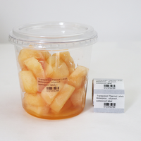 Premium Waterproof Oil Proof Scratch Resistance Direct Thermal clear BOPP Label Sticker for Food Packing