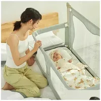 Baby Rail Lightweight And Foldable Crib Comfortable Guardrail Bedroom Isolation Anti Fall Bed Er Wx6.4 Drop Delivery Toys Gifts Toddle Otabv