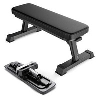 Budget-Friendly Flat Bench for Efficient Leg Day Workouts for Home Gym Benches & Racks