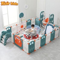 Easy Install Xiair Extra Large Baby Playpen Guardrails Play Center Yard Gate for Indoor Toddler Child and Outdoor Infant Kids Activity Center