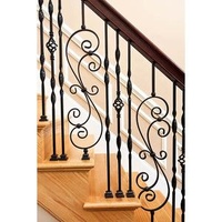 Wrought Iron Railings Price Hot Dipped Galvanized Metal Railing Metal Staircase Handrails Balustrade