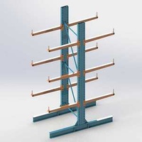 Industrial Racks Heavy Duty Cantilever Racking System for Long Span Warehouse Storage Shelves with ISO Certified