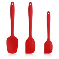 3pcs Viable Silicone Pastry Baking Spatulas Set Cake Cream Scraper Pastry Baking Shovel Server Kitchen Tools Kitchenware