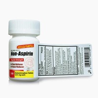 Waterproof Multilayers BOPP Label Stickers Printing For Drugs And Medical Pills Bottle