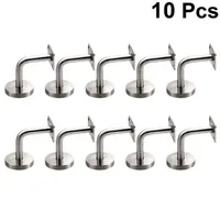 3/5/10pcs Handrail Brackets Bracket Stair Rail Wall Railing Staircases Stainless Steel Bannister Wall Handrail Bracket