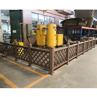Fence - Mould resistant WPC fence, guardrail for equipment / outdoor AC mainframe barrier /garden fence