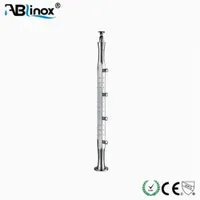 304 Stainless Steel Wall Mounted Glass Industrial Handrail