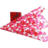 Bopp Waterproof Floral Wrapping Paper Color Printed cellophane gift wrap
