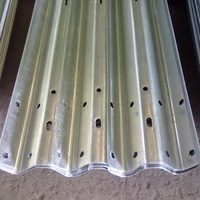 W Beam Hot Dipped Galvanized Road Safety Steel Highway Guardrails
