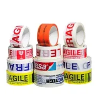 BOPP Jumbo Customized Package Tape Adhesive Shipping Custom Logo Printed Clear Fragile Plastic BOPP Packaging Tape