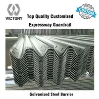 Highway Guardrails Road Traffic Safe Barrier Hot-DIP Aashto M180 Galvanized Expressway Road Barrier Guardrail