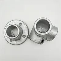 3 Way 90 Elbow Galvanized Key Clamp Handrail