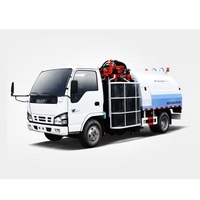 Construction works   China High Quality Isuzu Road Guardrail Cleaning Truck
