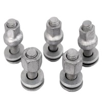 5/8"-11X 2"" Galvanized Carbon Steel Hex Guardrail Splice Bolts high tensile steel bolt and nut."