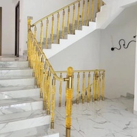 Crystal Glass Balusters Railings Acrylic Posts Plastic Handrail Stair Nosing Flooring Design Safety protection Facility