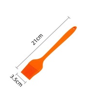 Amerpromo Durable Silicone Basting Pastry Broom Oil Brushes For Cake Bread Butter Baking Tools Kitchen Safety BBQ Brush