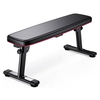 Balanced Robust Flat Bench for Core Workouts for Home Gym Equipment-Benches & Racks
