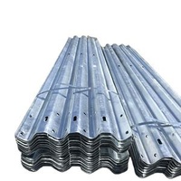 Highway Guardrail Cost Per Foot Traffic Barrier Post and Spacer China Supply Thrie Beam Highway Guardrail