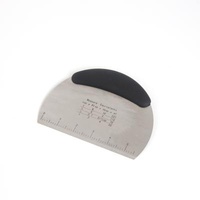 Professional Durable Stainless Steel Dough Roller Cutter Scrapper For Pastry Bread Dough Scrapper