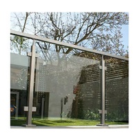YL Factory Price Stainless Balustrade Handrail Outdoor Stainless Steel Baluster Glass Railing Balcony Railing