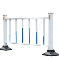 Galvanized Steel Highway Road Barriers Security Guardrail Clamps Traffic Locator Guardrail Post Road Barrier