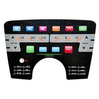 Custom Digital Graphic printing Overlay Membrane Switch and Membrane Panel with PET overlay
