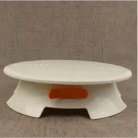 Plastic Cake Turntable with Lock Switch and Scale Mark, Rotating Cake Stand for Baking Pastry, Cake Decorating Tool Baking Tool Esg12313