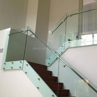 Perfect Welding Free Design Home Plans Glass Stair Railing / Exterior Glass Railing /glass Handrail