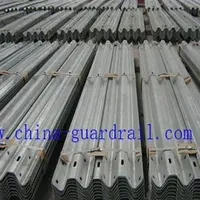 Zinc Coated Defensas Metalicas Steel W Beam Highway Guardrail
