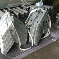 Hot dip galvanized steel corrugated guardrail welded corner