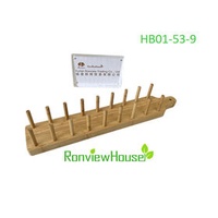 Bamboo dish racks used to place dishes or cutting boards suitable for kitchen and restaurant