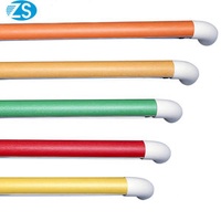 Safty Anticollision PVC and Aluminium Wood Texture Handrail Hospital Corridor Handrail